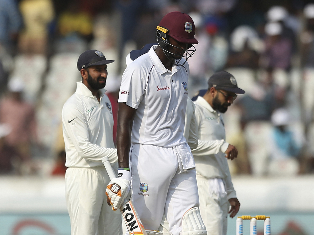 India Beat West Indies By 10 Wickets in Hyderabad Test Photo Gallery - Sakshi19