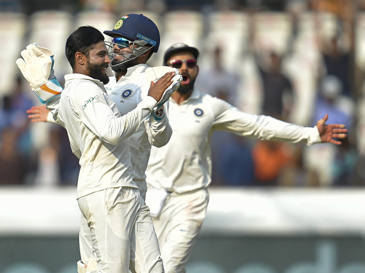 India Beat West Indies By 10 Wickets in Hyderabad Test Photo Gallery - Sakshi4