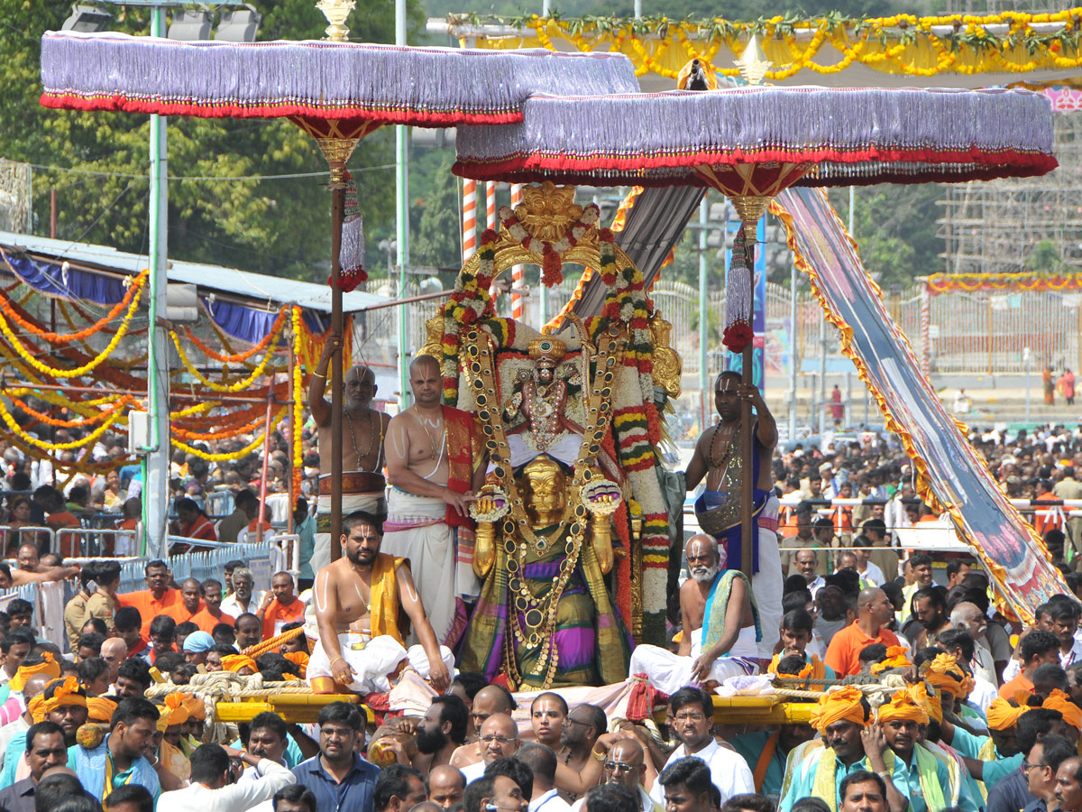 GOVINDARAJA RIDES ON HANUMANTHA VAHANAM  - Sakshi1