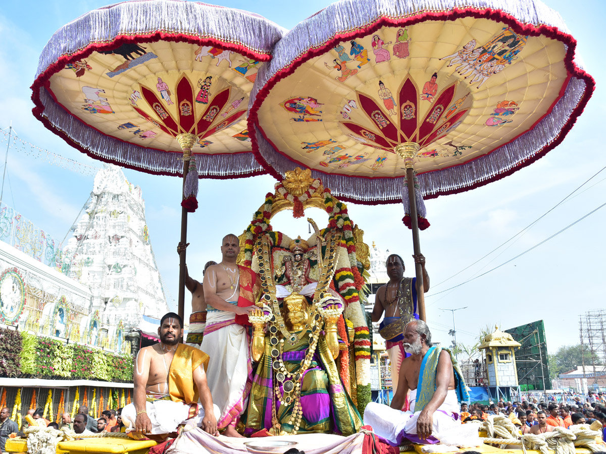 GOVINDARAJA RIDES ON HANUMANTHA VAHANAM  - Sakshi11