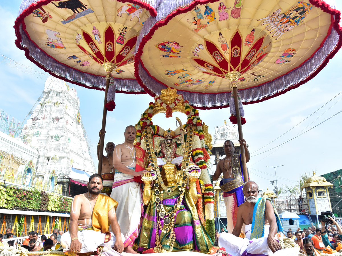 GOVINDARAJA RIDES ON HANUMANTHA VAHANAM  - Sakshi15