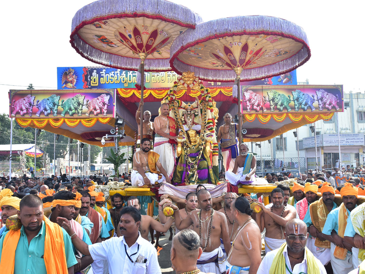 GOVINDARAJA RIDES ON HANUMANTHA VAHANAM  - Sakshi7