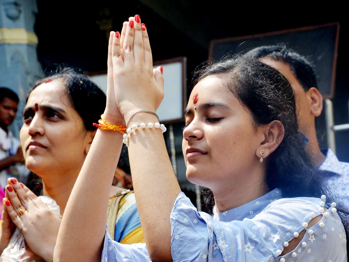 Sri Mahalakshmi Avataram in Vijayawada Kanaka Durga Temple  - Sakshi12