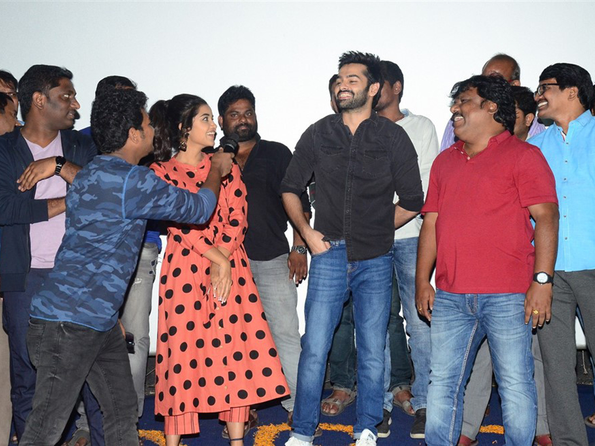 Hello Guru Prema Kosame Team at Vishwanath & Sri Ramulu Theatres Photo Gallery - Sakshi7