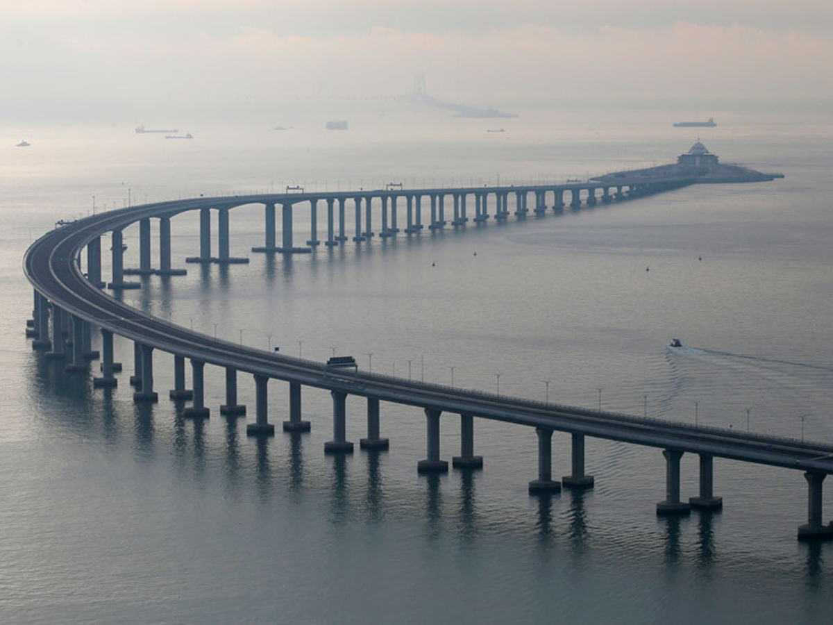 Worlds Longest Sea Crossing Bridge Between Hong Kong and China Photo Gallery - Sakshi8