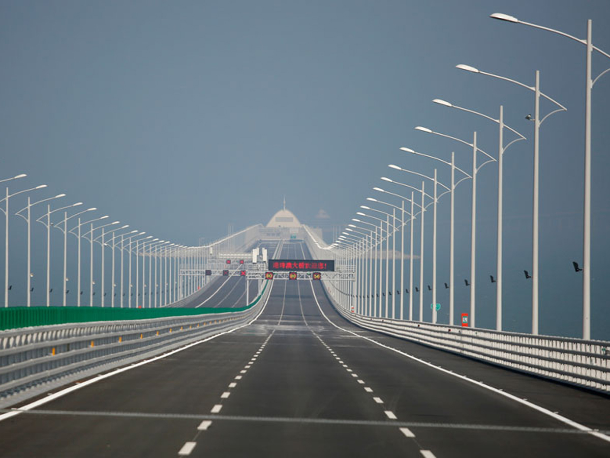 Worlds Longest Sea Crossing Bridge Between Hong Kong and China Photo Gallery - Sakshi5