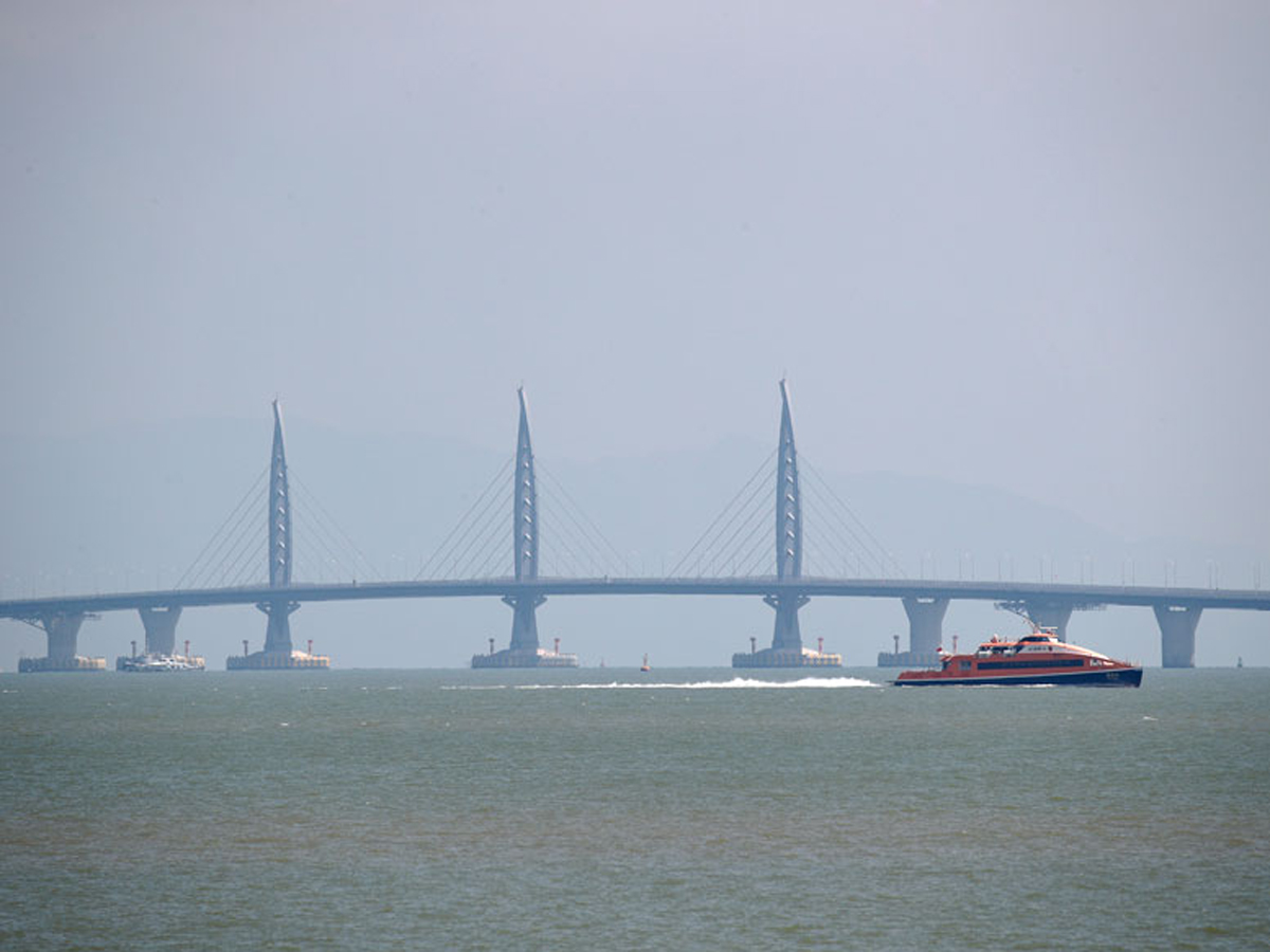 Worlds Longest Sea Crossing Bridge Between Hong Kong and China Photo Gallery - Sakshi9