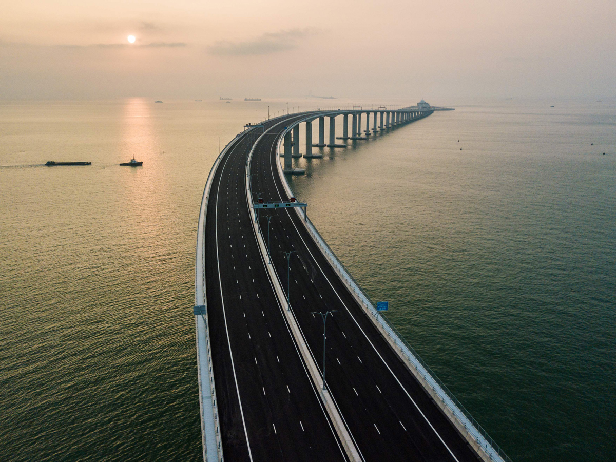 Worlds Longest Sea Crossing Bridge Between Hong Kong and China Photo Gallery - Sakshi18