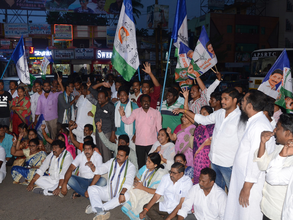 Ysrcp Supporters Protests in Telugu States Photo Gallery - Sakshi23