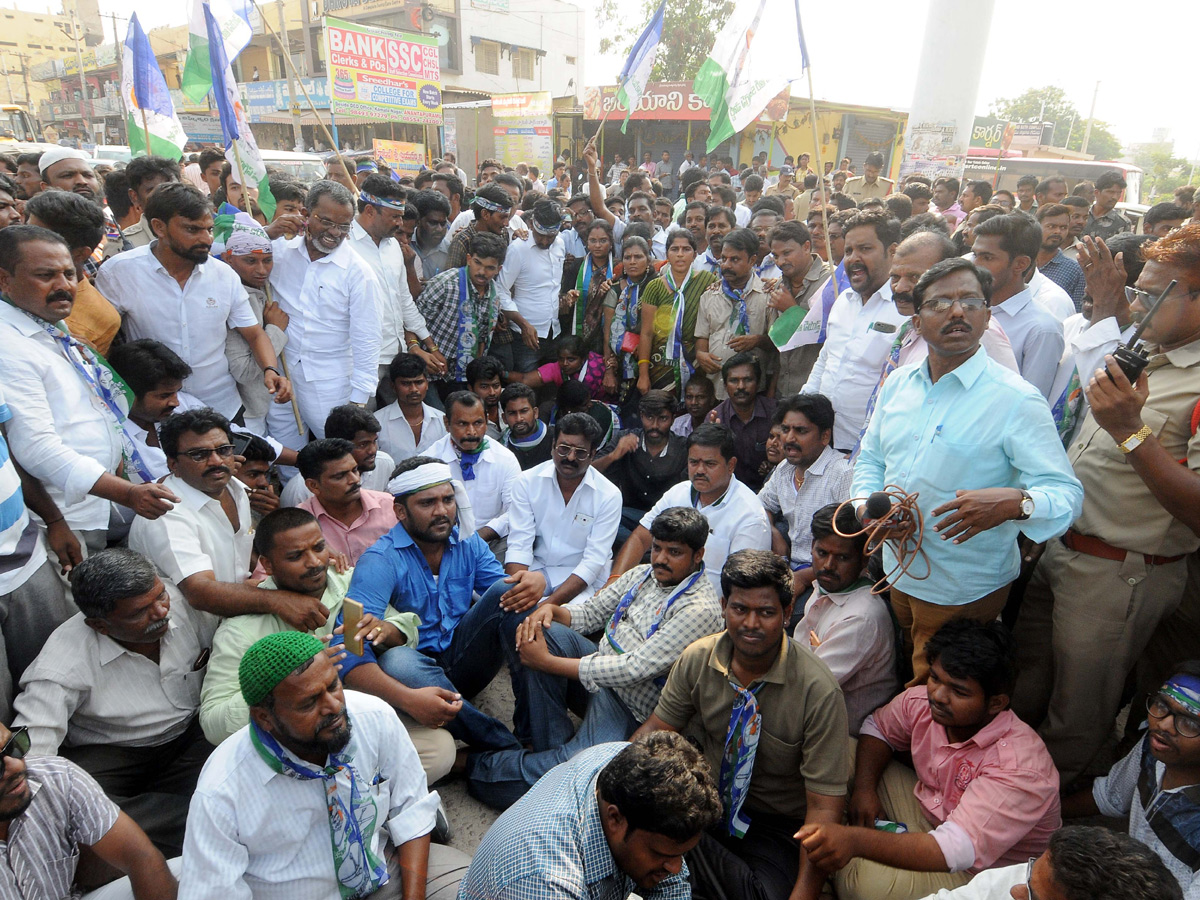 Ysrcp Supporters Protests in Telugu States Photo Gallery - Sakshi25