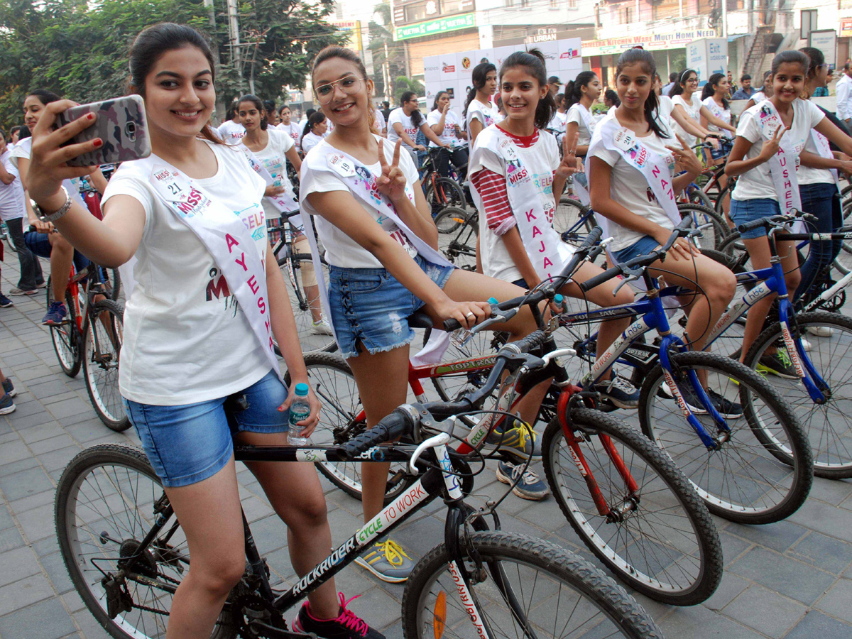 Green Ride With Miss Hyderabad Finalists Photo Gallery - Sakshi8