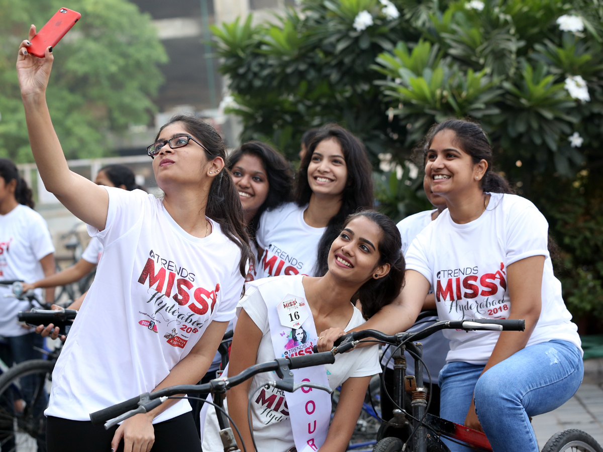 Green Ride With Miss Hyderabad Finalists Photo Gallery - Sakshi4