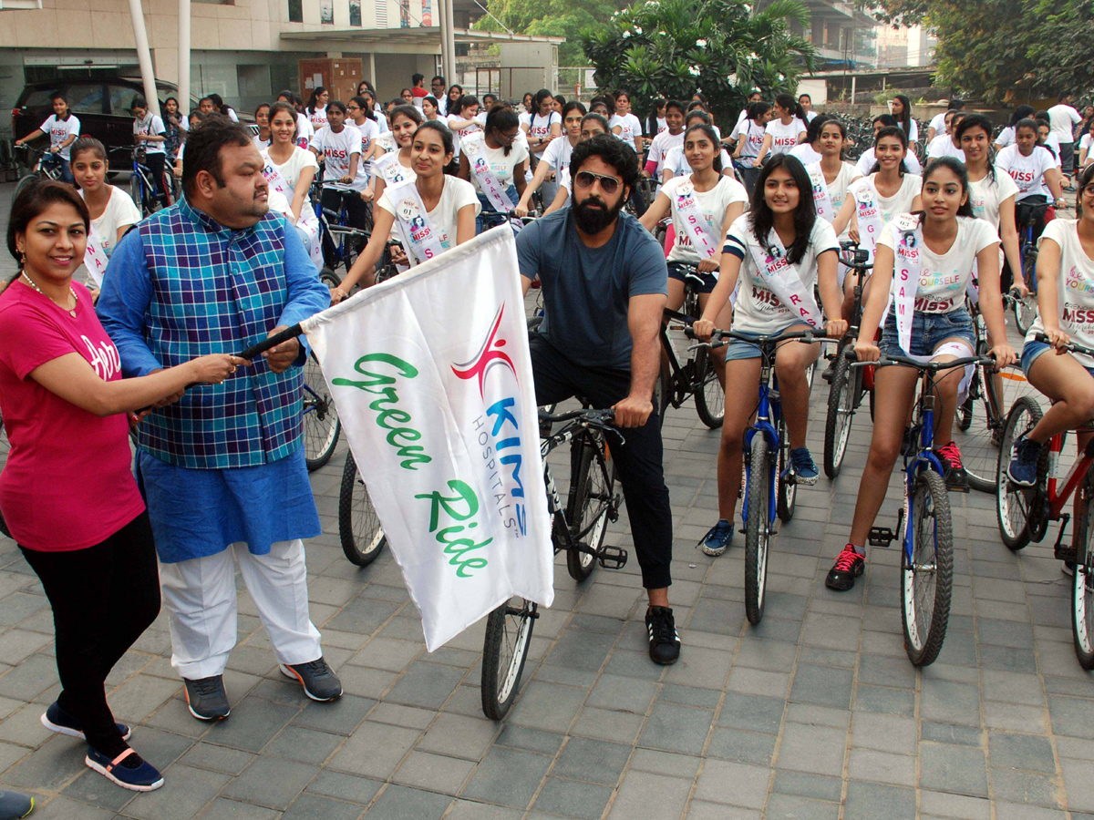 Green Ride With Miss Hyderabad Finalists Photo Gallery - Sakshi9