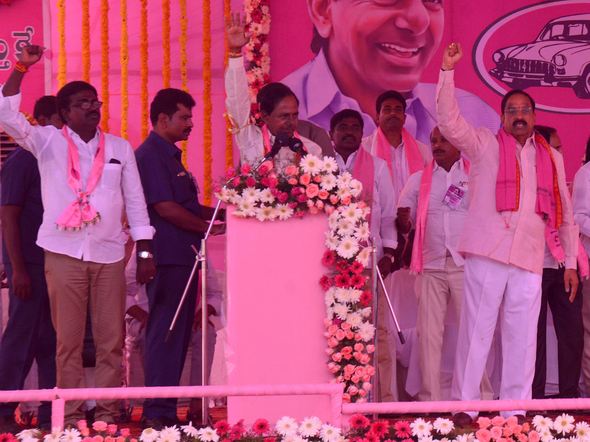 TRS Public Meetings in Khammam, Jangaon Photo Gallery - Sakshi1