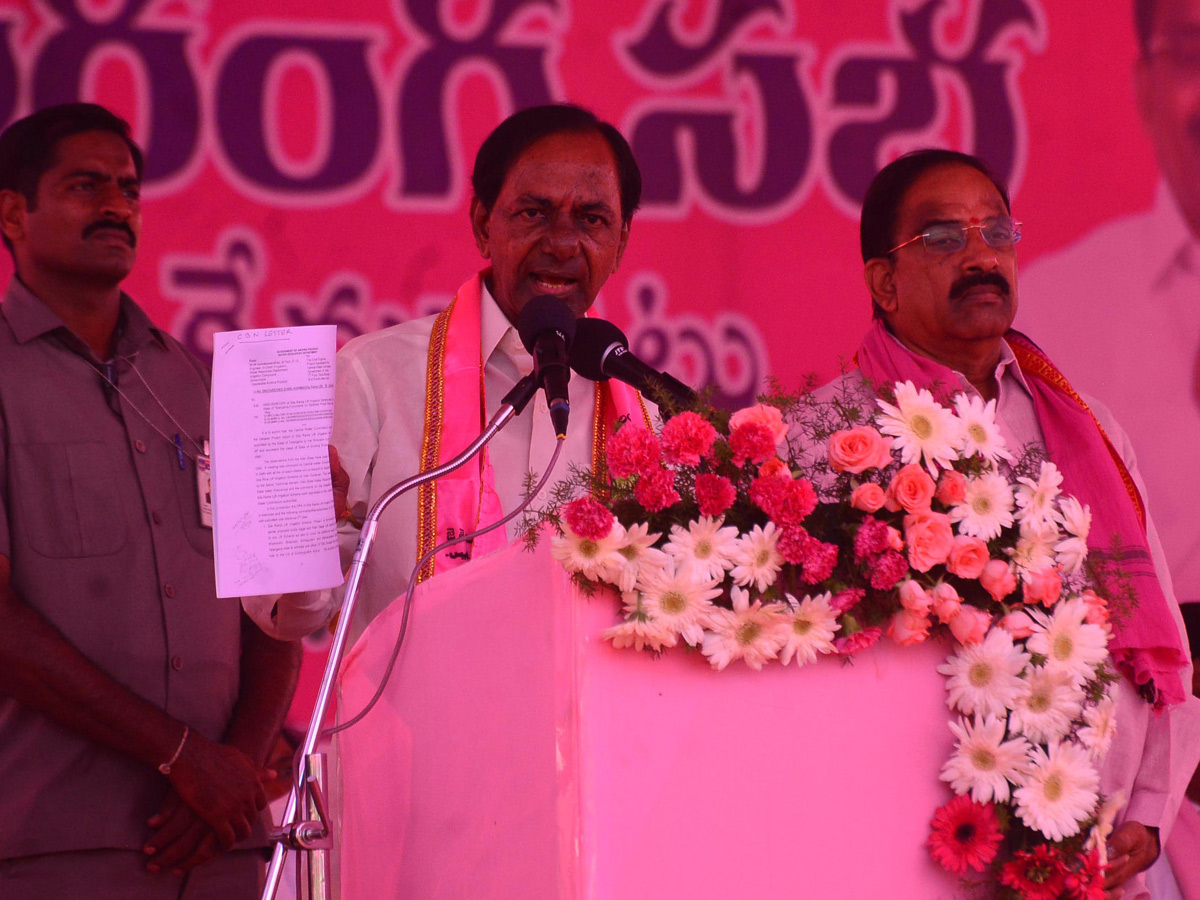 TRS Public Meetings in Khammam, Jangaon Photo Gallery - Sakshi11