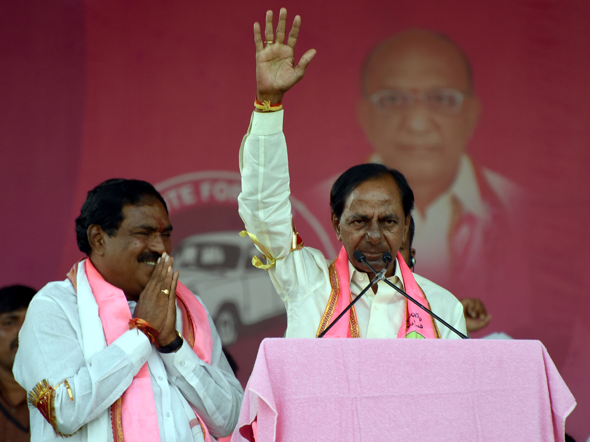 TRS Public Meetings in Khammam, Jangaon Photo Gallery - Sakshi5