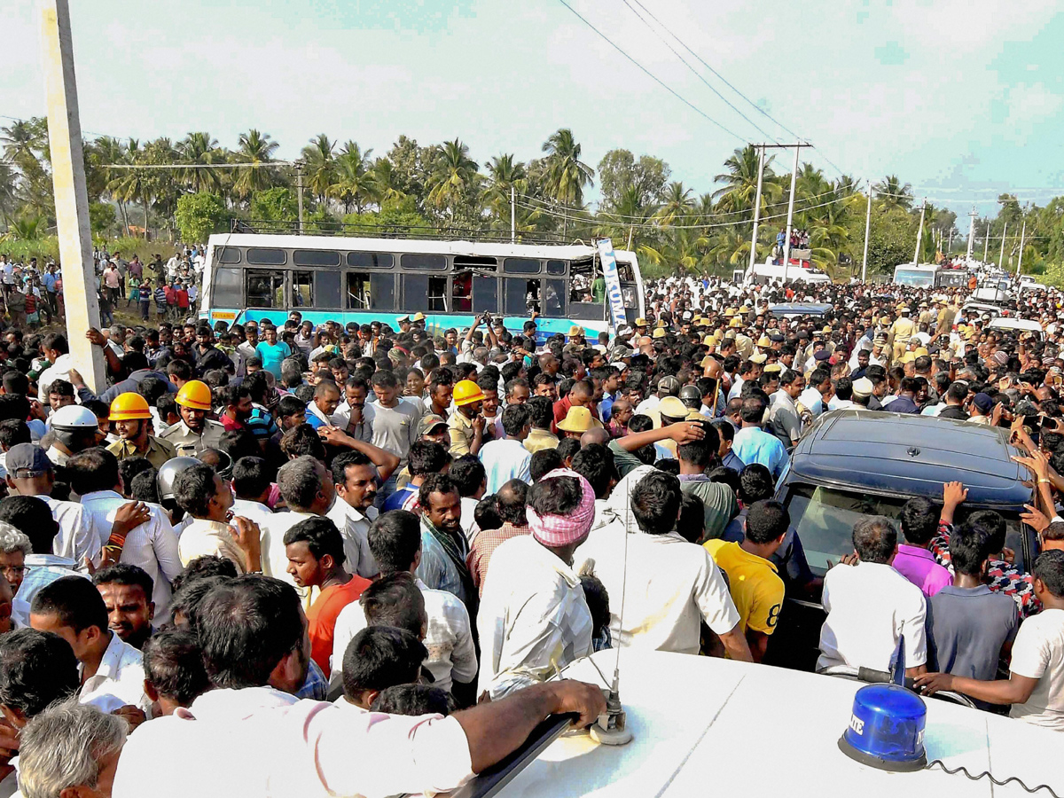 Bus Falls Into Canal in Karnataka Photo Gallery - Sakshi6