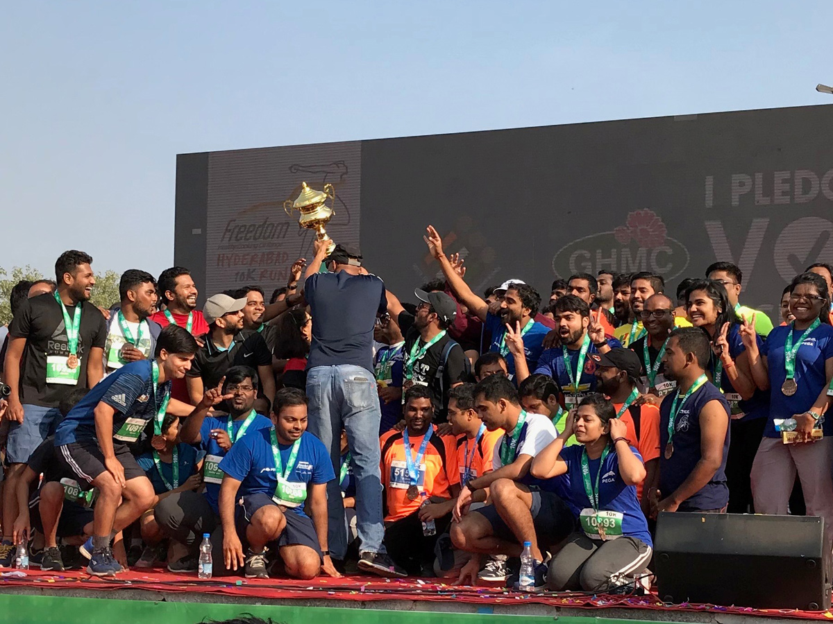 Hyderabad 10k run - Sakshi3