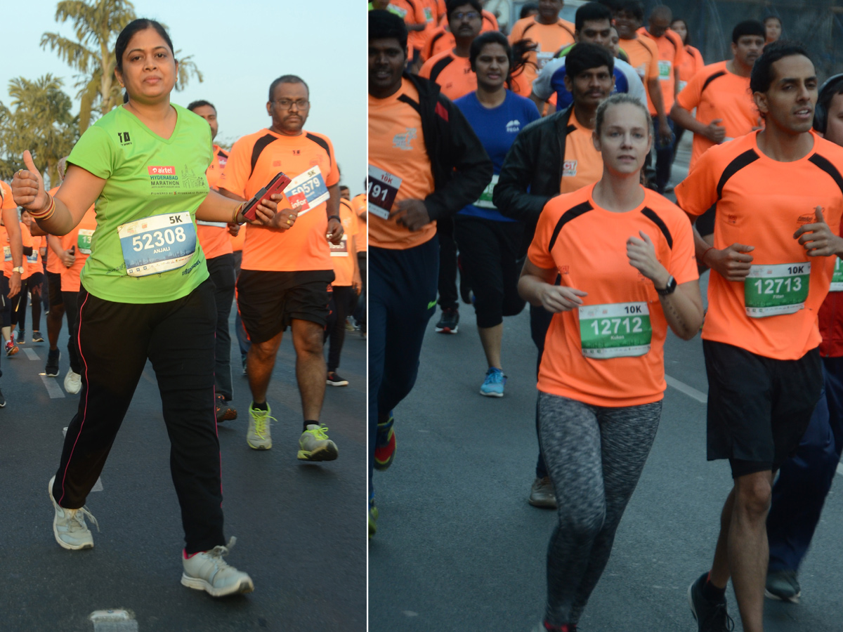 Hyderabad 10k run - Sakshi5