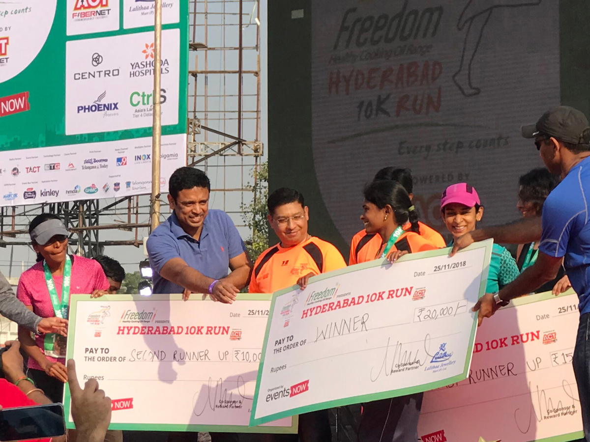 Hyderabad 10k run - Sakshi2