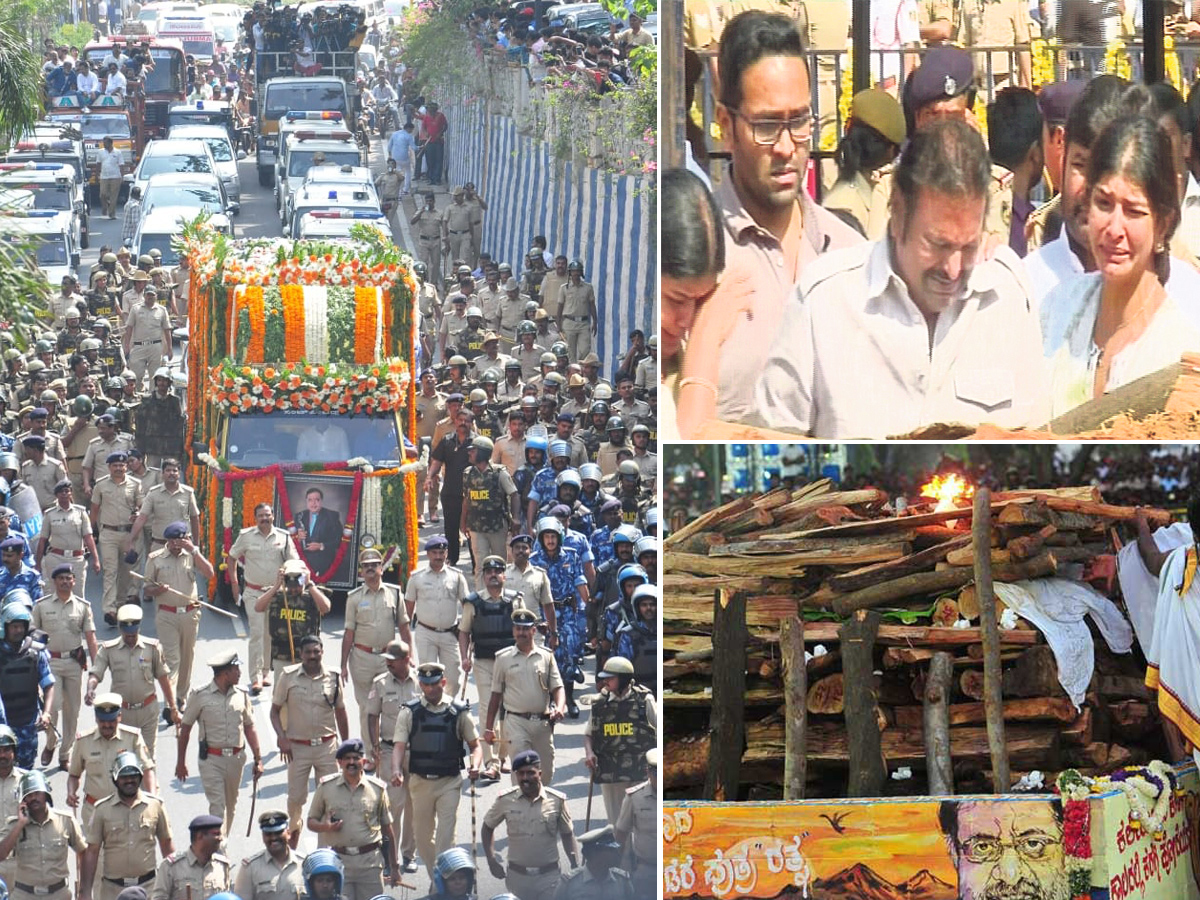 ambarish funeral bangalore Photo Gallery - Sakshi4