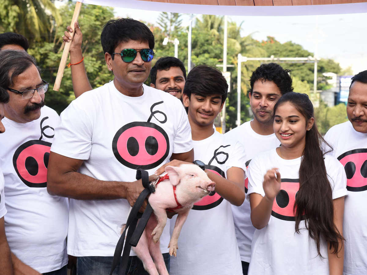 Director Ravi Babu Walk With Adhugo Movie Team Photo Gallery - Sakshi2