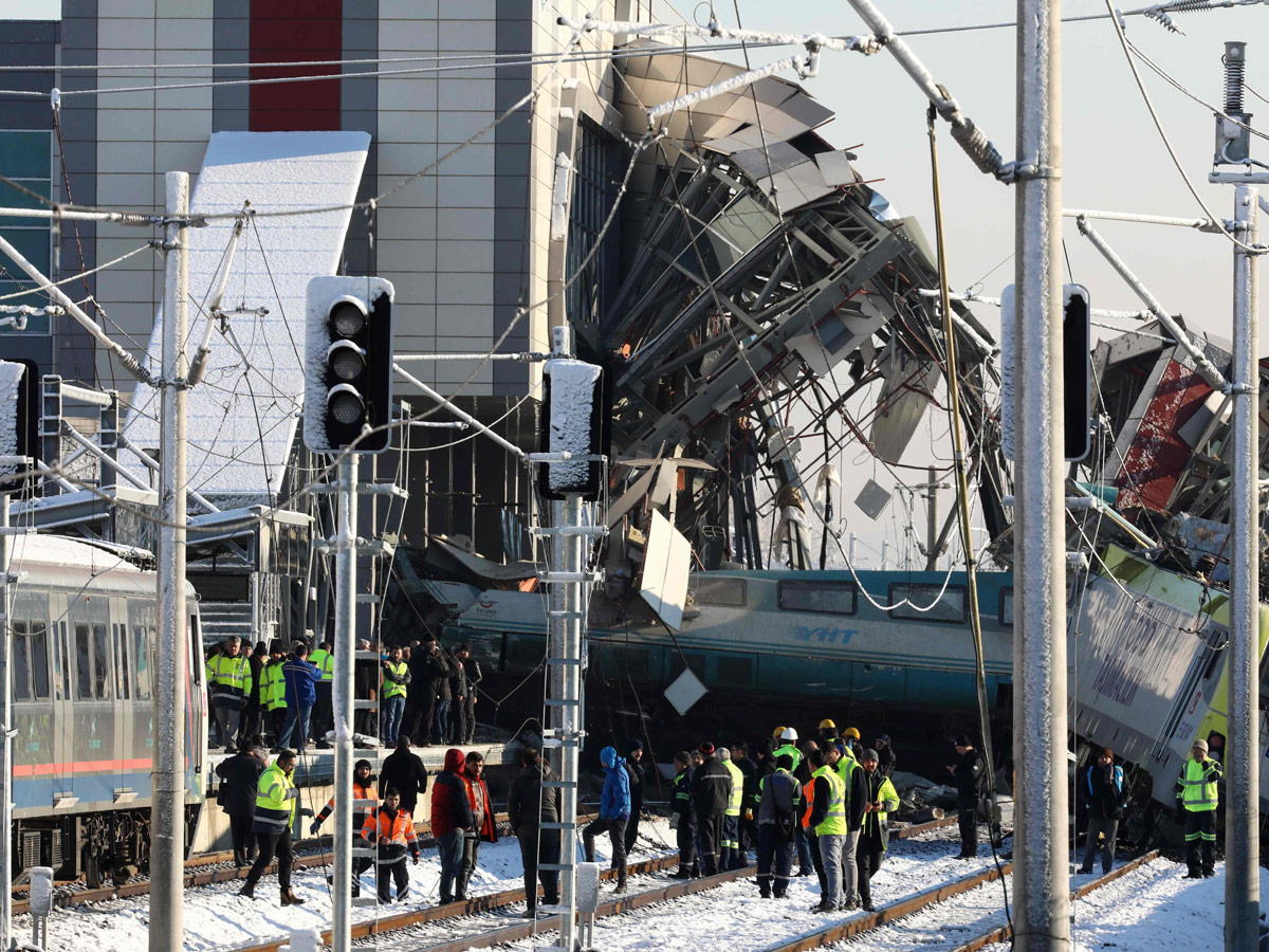 Train Accident in Ankara Photo Gallery - Sakshi4