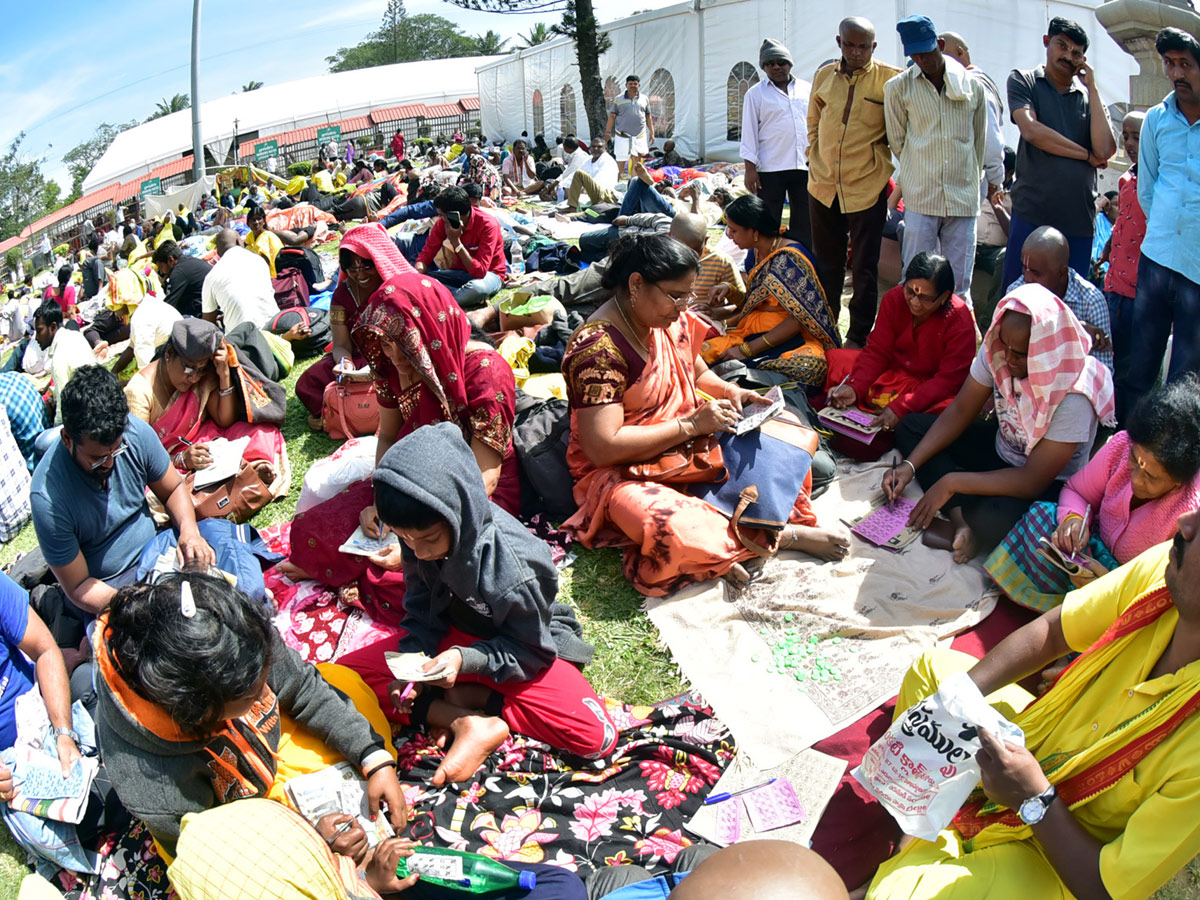 Heavy Rush Pilgrims At Tirumala Photo Gallery - Sakshi9