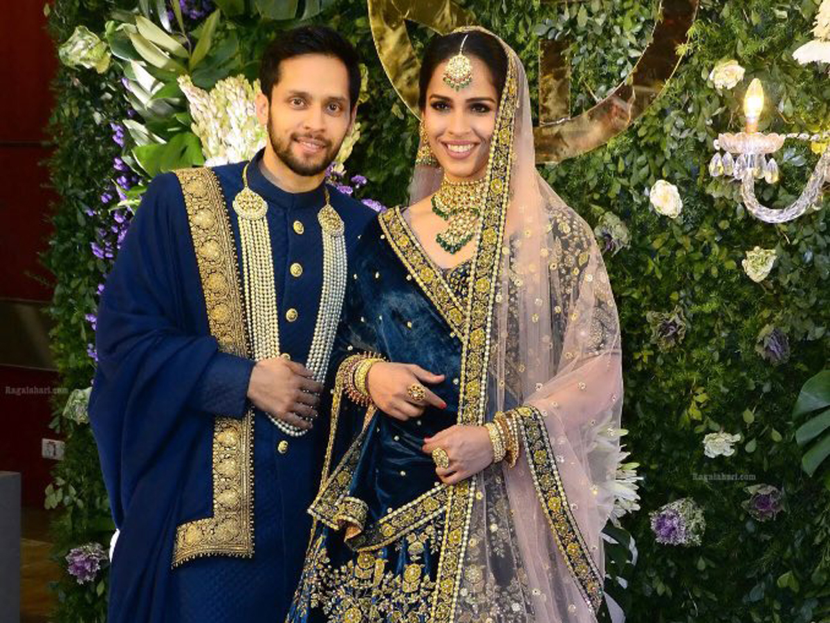 Saina Nehwal And Parupalli Kashyap Reception Photo Gallery - Sakshi1