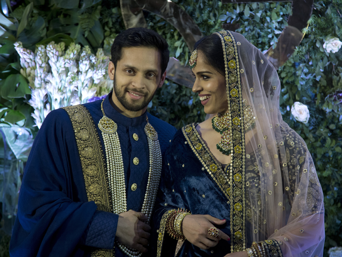 Saina Nehwal And Parupalli Kashyap Reception Photo Gallery - Sakshi9