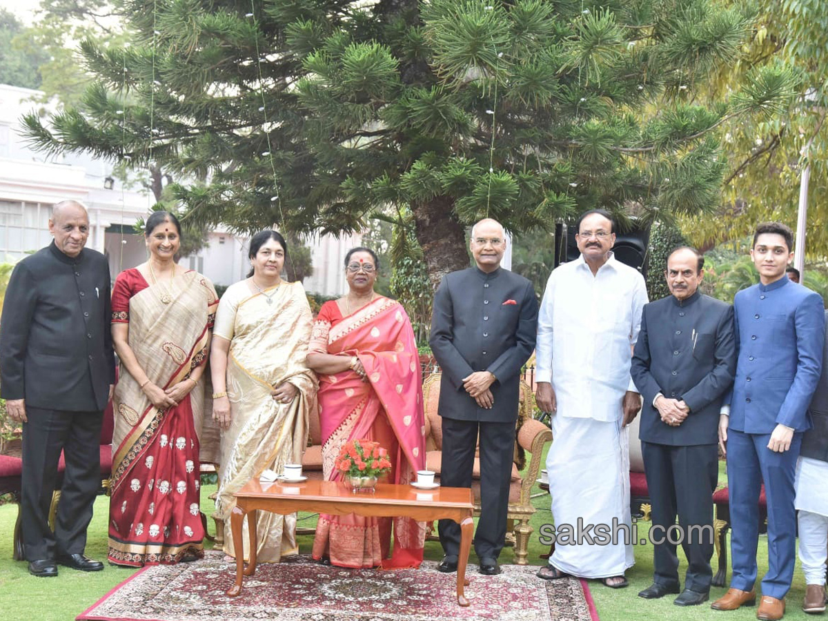 Sania Mirza at the reception hosted by President Shri Ramnath Kovind at Rashtrapati Nilayam in Hyd - Sakshi9