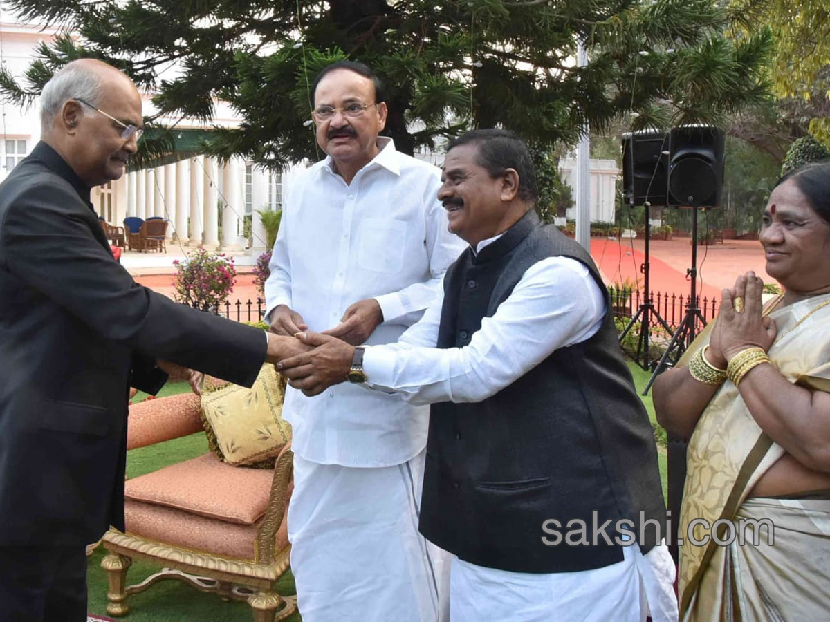 Sania Mirza at the reception hosted by President Shri Ramnath Kovind at Rashtrapati Nilayam in Hyd - Sakshi11