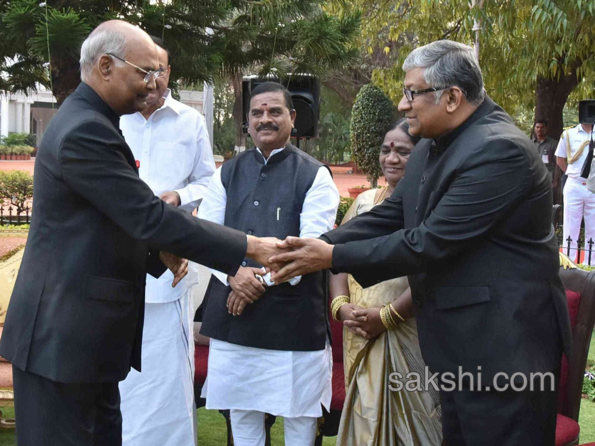 Sania Mirza at the reception hosted by President Shri Ramnath Kovind at Rashtrapati Nilayam in Hyd - Sakshi12