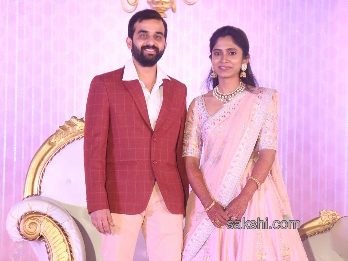 Celebrities At Producer Harshith Reddy Reception - Sakshi1