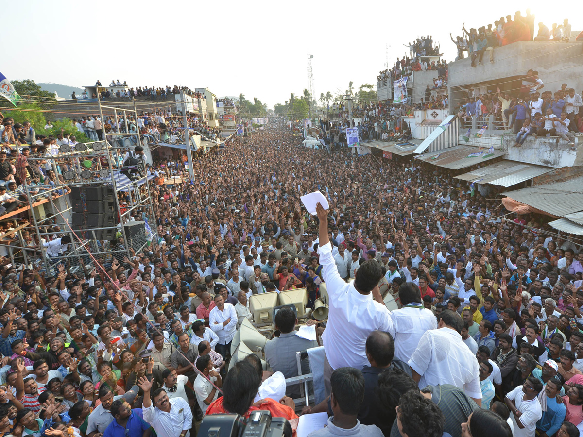 YS Jagan PrajaSankalpaYatra public meeting tekkali photo gallery - Sakshi6