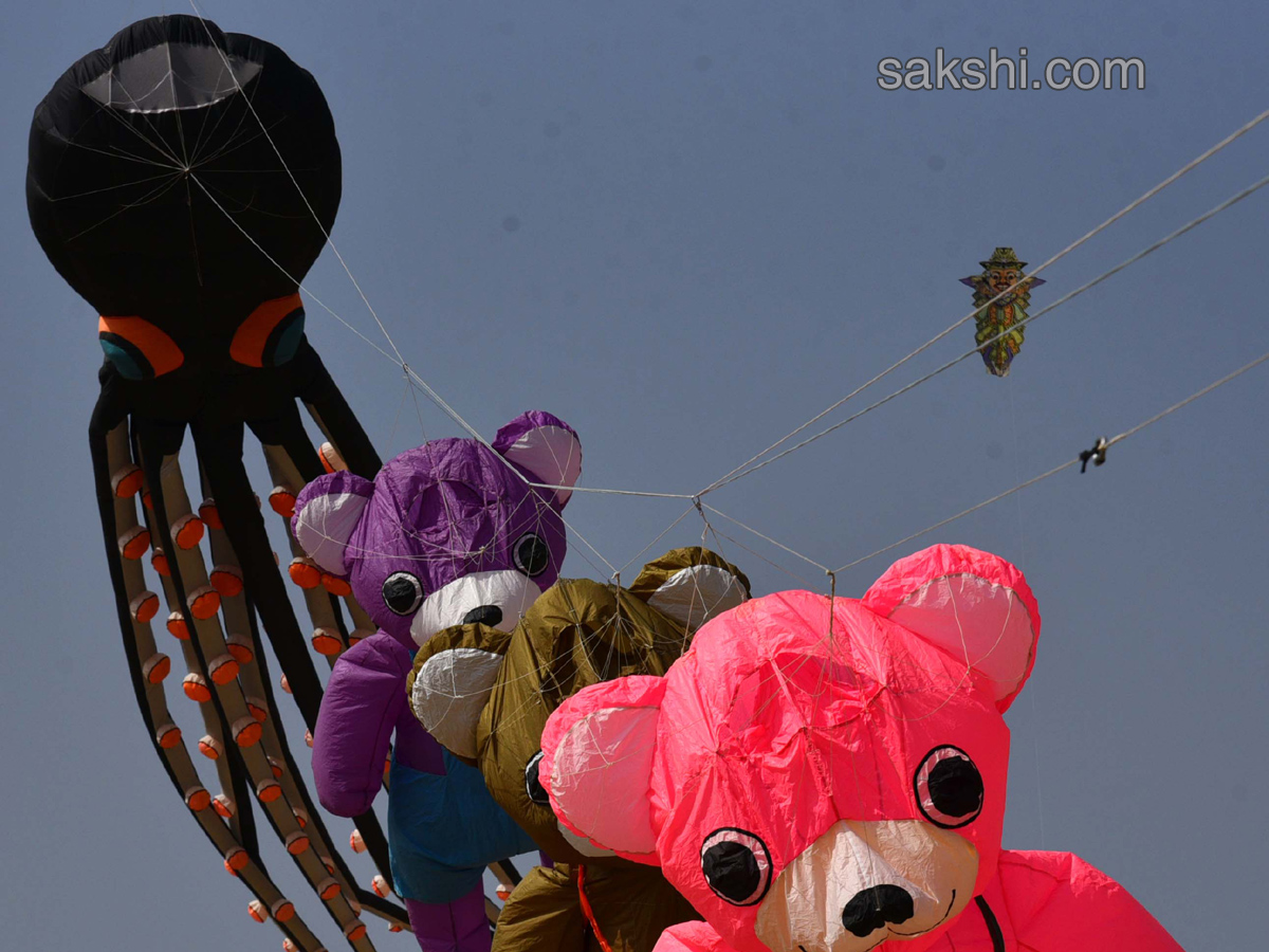 successful international kite festival - Sakshi21