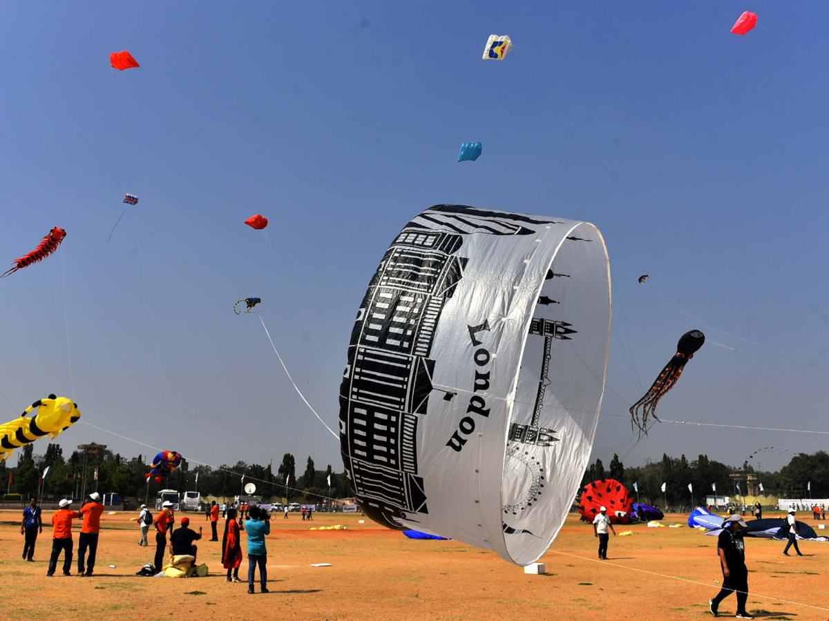 successful international kite festival - Sakshi23