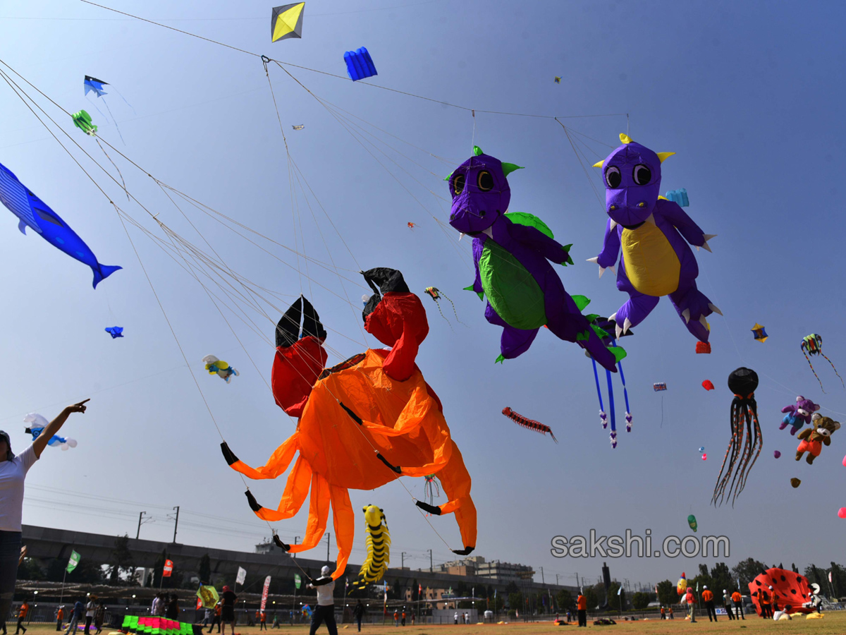 successful international kite festival - Sakshi24