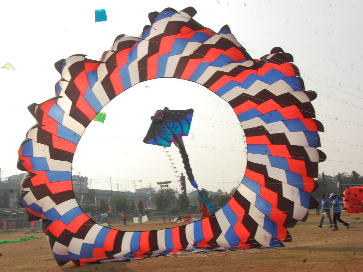 End OF kite festival and sweet festival - Sakshi8