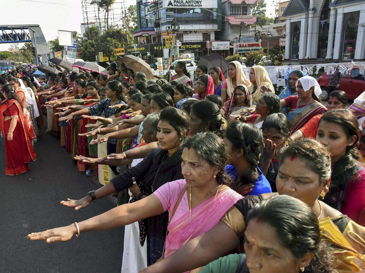 Women wall at Kerala Photo Gallery - Sakshi2