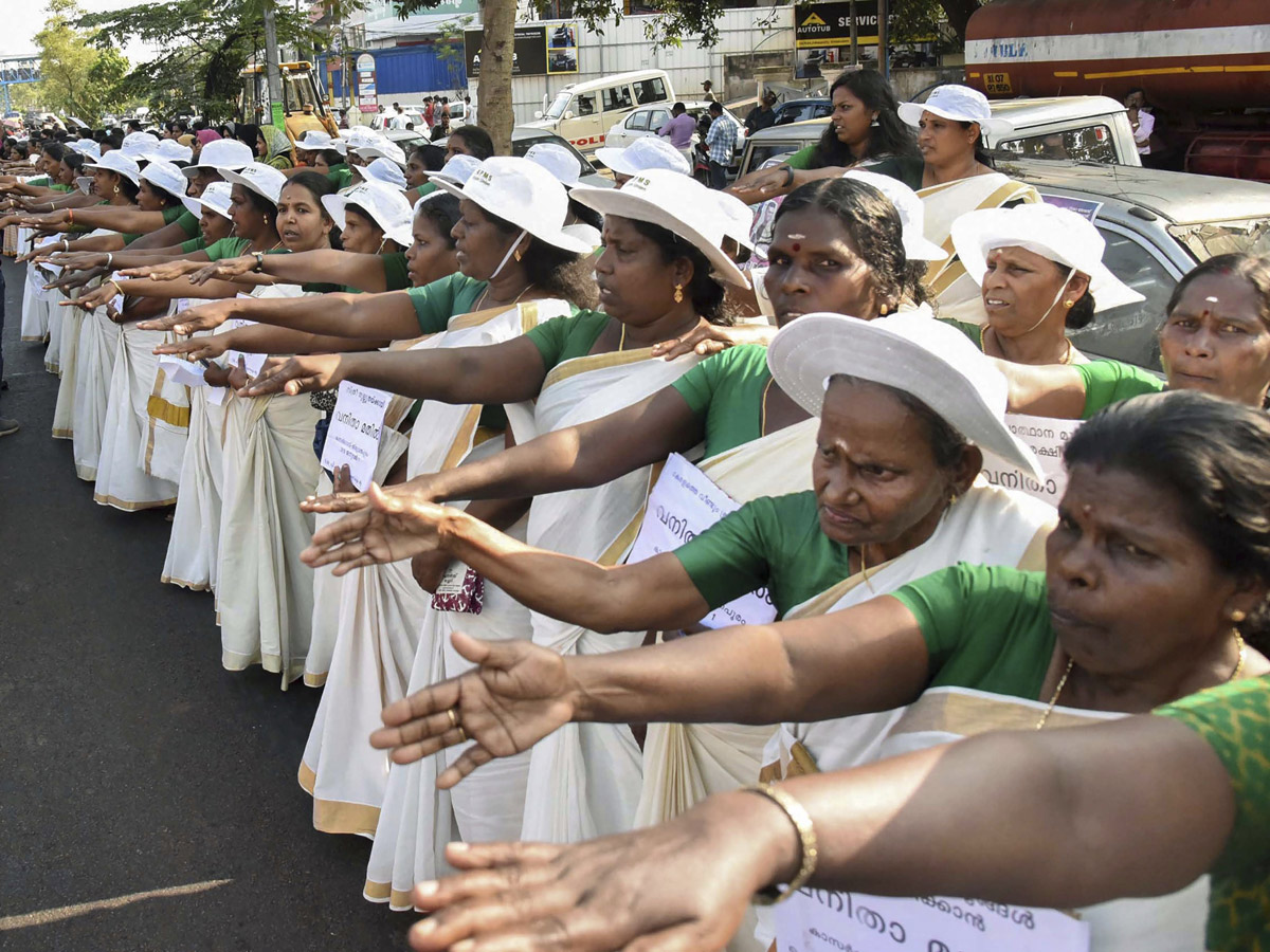 Women wall at Kerala Photo Gallery - Sakshi6