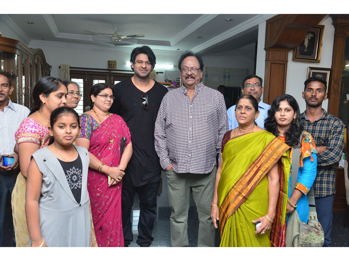 Prabhas at Krishnamraju Birthday Celebrations Photo Gallery - Sakshi5