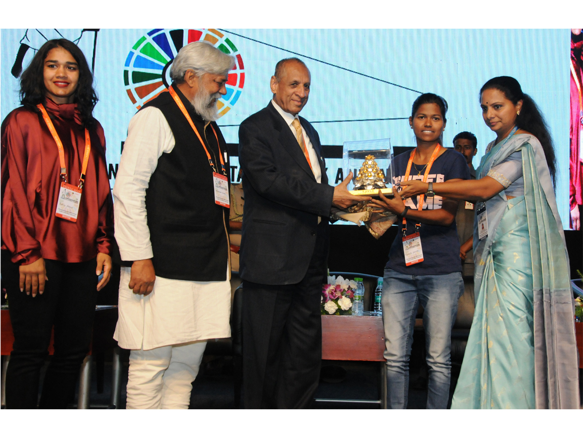 TRS Kavitha on Telangana Jagruthi International Youth Leadership Conference Photo Gallery - Sakshi12