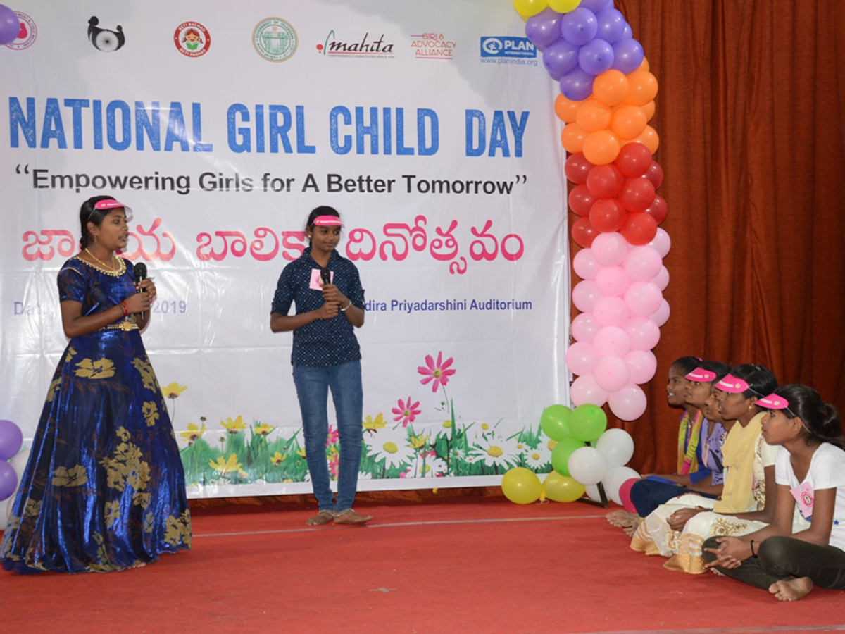 Mahmood Ali  Hon'ble Minister for Home participated in the National Girl Child Day Celebrations Photo gallery - Sakshi13