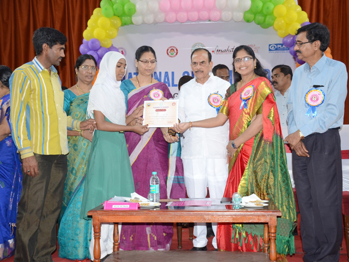 Mahmood Ali  Hon'ble Minister for Home participated in the National Girl Child Day Celebrations Photo gallery - Sakshi6