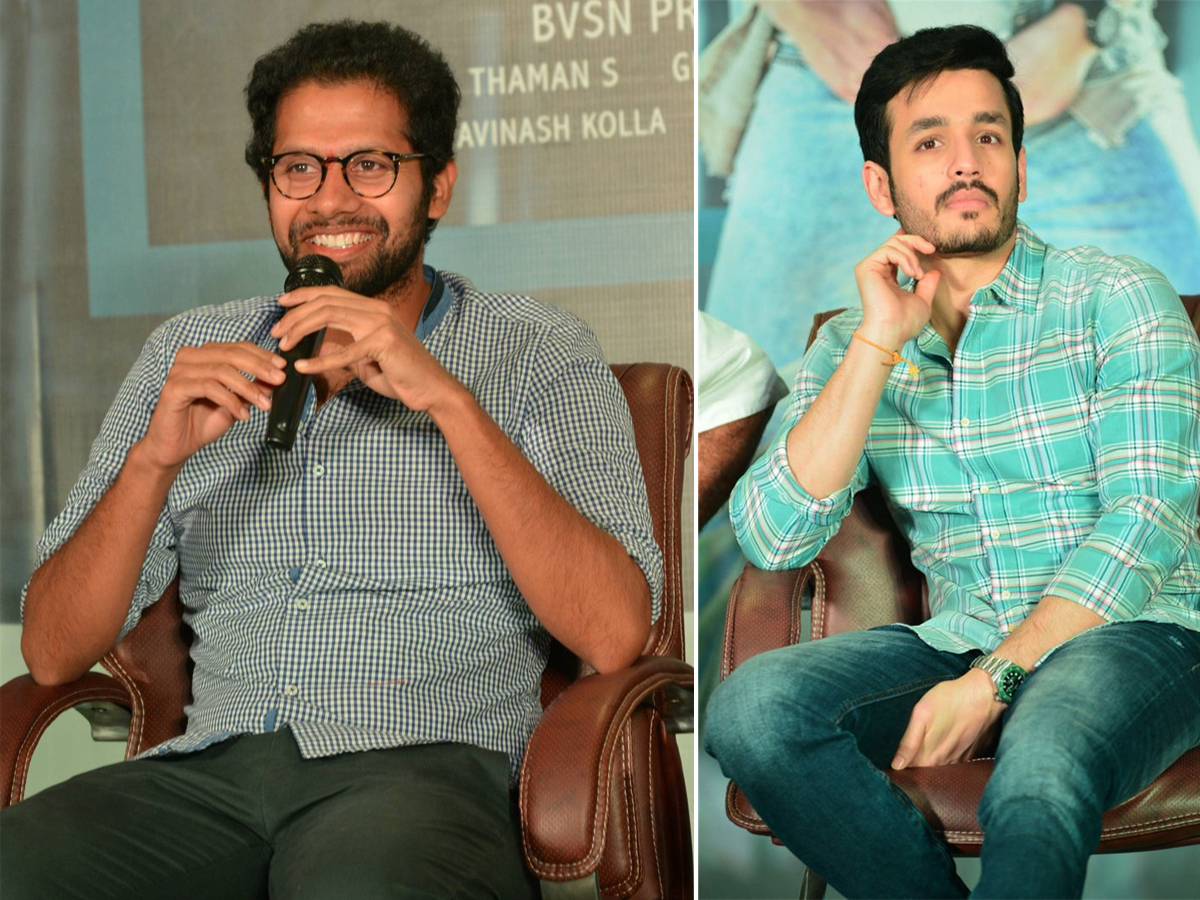 Mr Majnu Movie Press Meet Photo Gallery - Sakshi2