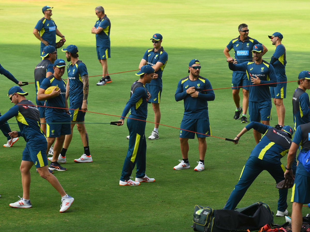 Australia Teams in Uppal Stadium Hyderabad - Sakshi1