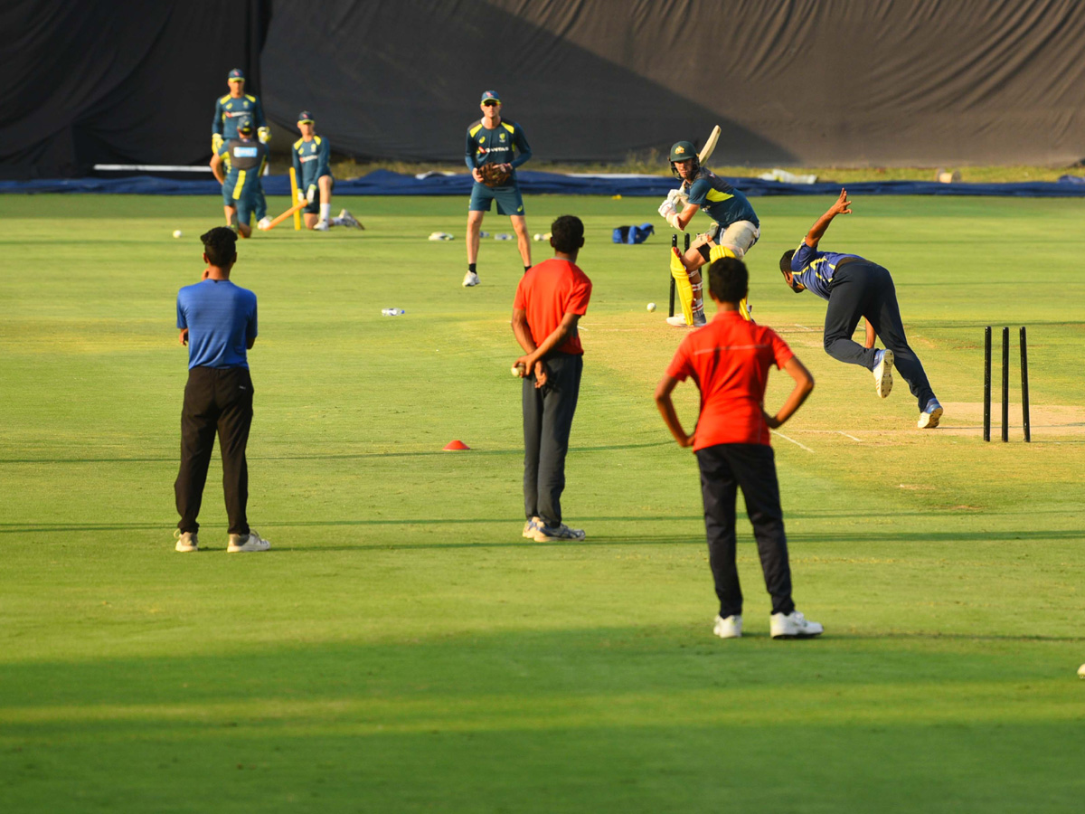 Australia Teams in Uppal Stadium Hyderabad - Sakshi11