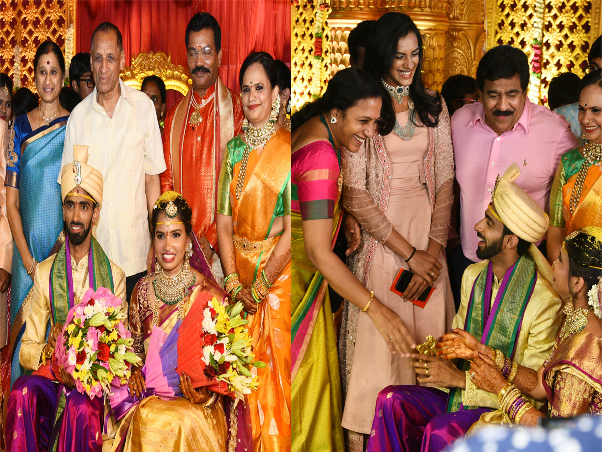 Badminton players sikki reddy and sumeeth reddy Marriage Photo Gallery - Sakshi12