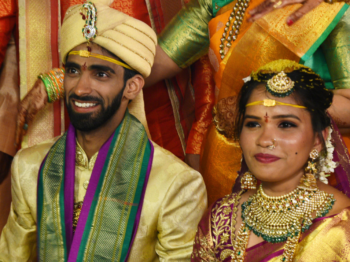 Badminton players sikki reddy and sumeeth reddy Marriage Photo Gallery - Sakshi2